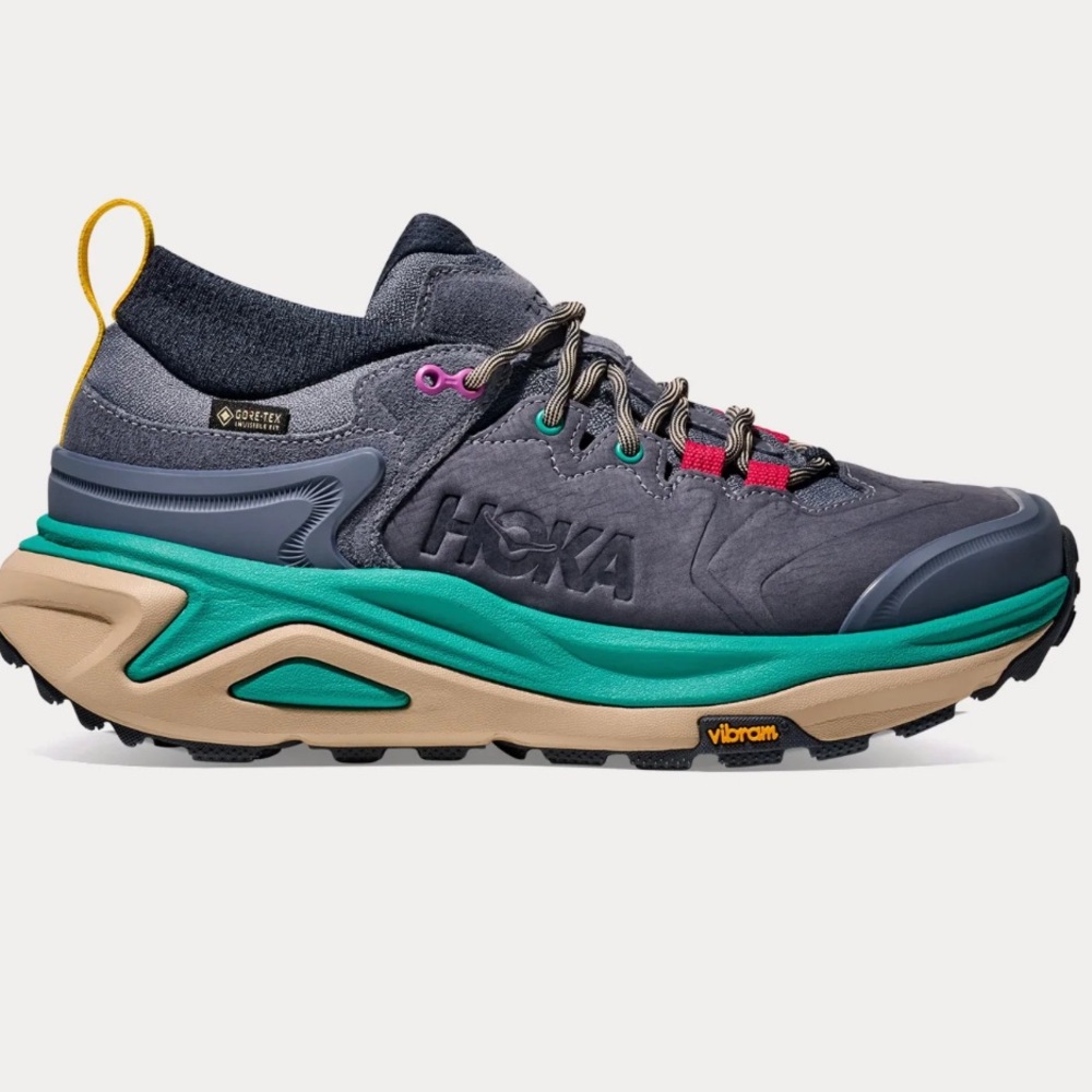 HOKA Men’s Kaha 3 Low GTX Anchor Gemstone Hiking Shoes